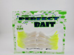 2.5" Smallie tube White/Chart tip