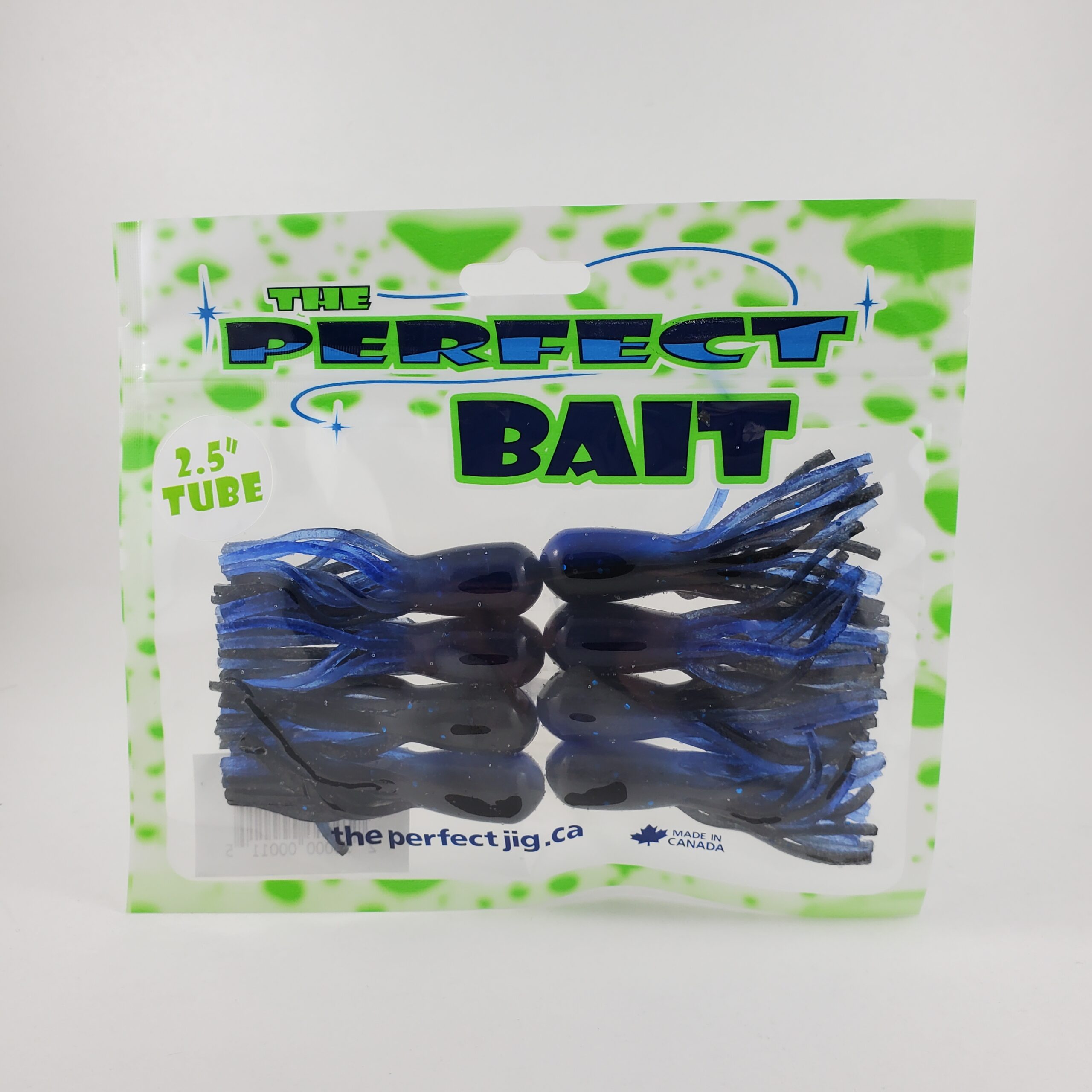 2.5" Smallie tube Black/Blue